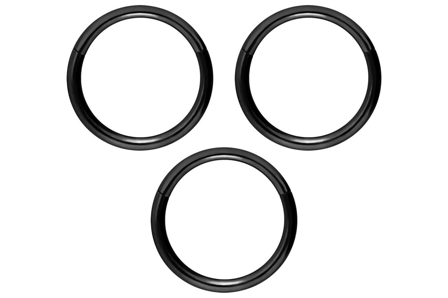 SET Chirurgenstahl Segmentring Clicker Piercing